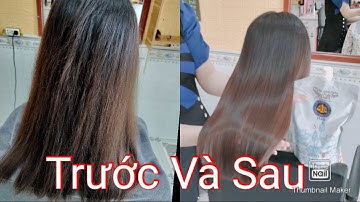 Hướng Dẫn Cách Khử Kiềm Tóc Duỗi Bóng Mượt || HOÀNG ANH Marketter