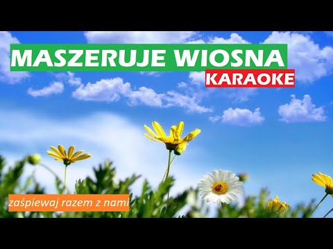 Maszeruje wiosna - Piosenka o wiośnie, podkład, karaoke. NOWOŚĆ 2026 LINK W OPISIE