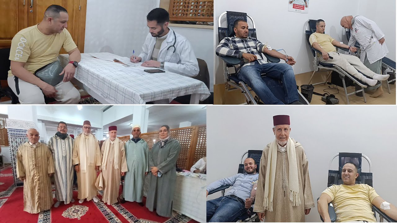 المجلس العلمي المحلي بالناظور يفتتح تنظيم حملات التبرع بالدم بمسجد محمد السادس بحي المطار/ الناظور