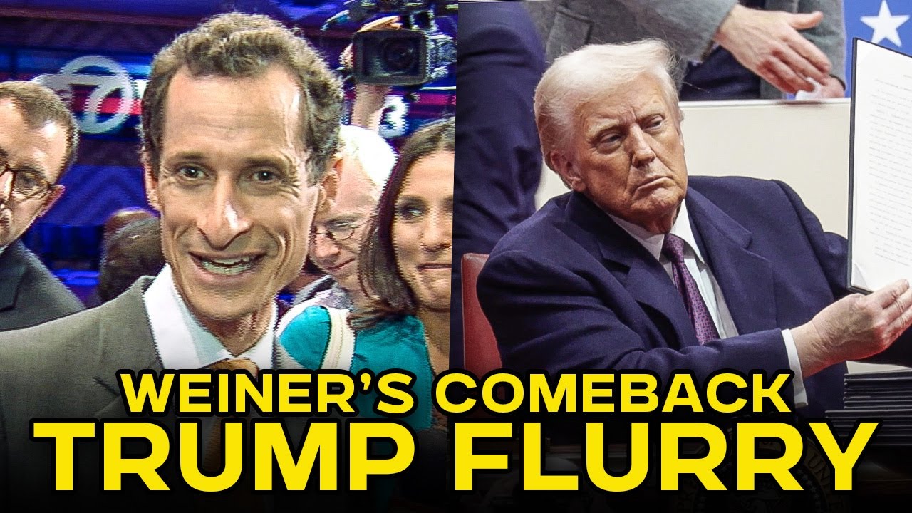 The Weiner Makes His Return To Politics & Media Focuses On Hysteria As Trump Pushes Executive Orders