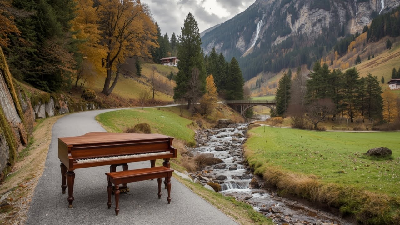 Soothing Autumn Scenery 🍂 Relaxing Sleep Music to Heal Mind & Overcome ...