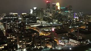 Minneapolis downtown Minnesota time lapse - timelapse video