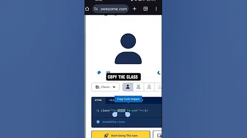 font awesome icons html css tutorial
