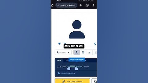 font awesome icons html css tutorial