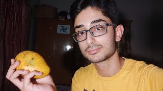 ASMR Mango 🥭 Cool Facts (Hindi and English) 💛 Soft Eating Sounds screenshot 4