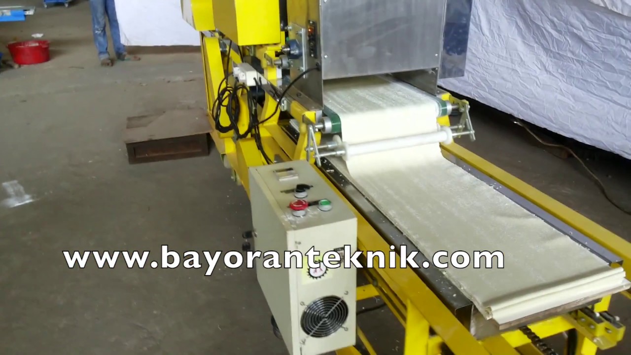 Dumpling Skin Folding Machine KT 985 2S LP, made by Bayo Noodle