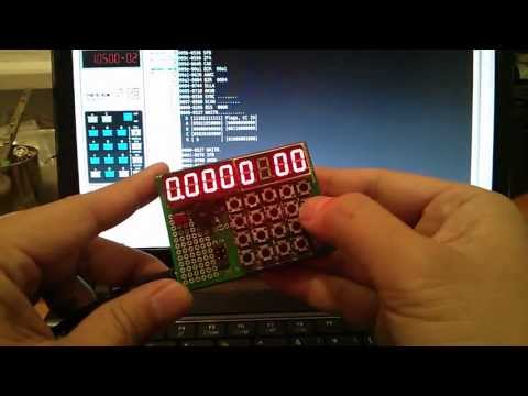 TI Launchpad MSP430 emulating as TMS0800 series calculator chip