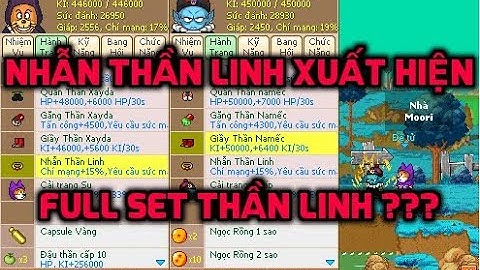 Ngọc Rồng Online - Hóng hớt nhẫn thần linh sắp ra mắt trong ngọc rồng, Adu full set thần linh ???