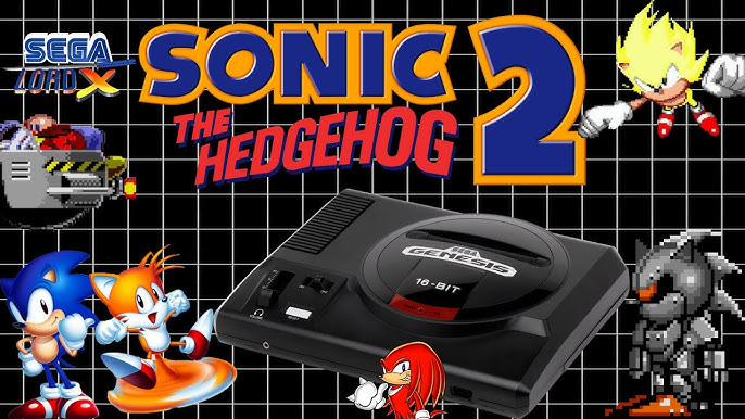 Sonic The Hedgehog 2, SEGA Mega Drive 16-bit version of Son…