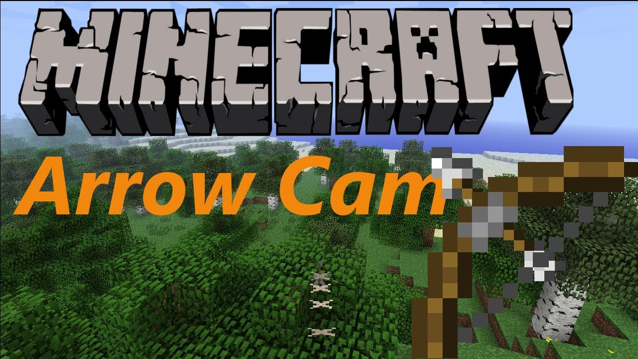 Minecraft Mod Review: Arrow Cam mod - YouTube