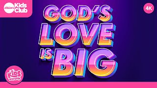 God's Love Is Big - Lyric Video (4K)   Kids Worship  // Simon Parry #christian #kids #sundayschool