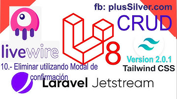 10.- TALL Eliminar con modal de confirmación, CRUD Laravel, Jetstream-Livewire