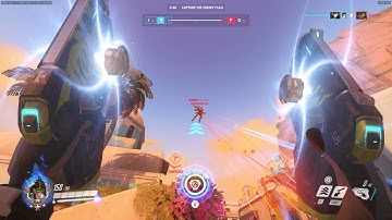 Overwatch CTF: Raptor goes 19 and 2 on Tracer w/ PotG and Score Board for kill streak