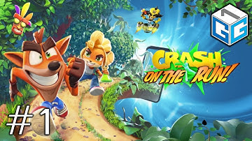 Crash Bandicoot: On the Run! Gameplay Walkthrough - Part 1 Scorporilla