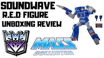 SOUNDWAVE R.E.D. TRANSFORMERS ACTION FIGURE UNBOXING AND REVIEW. BETTER THAN EXPECTED! ONLY $20!