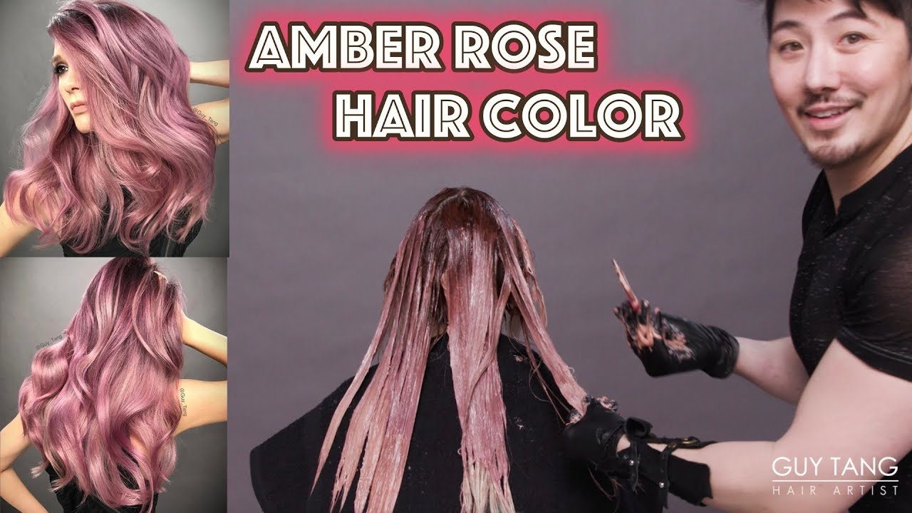 ⁣Amber Rose Hair Color