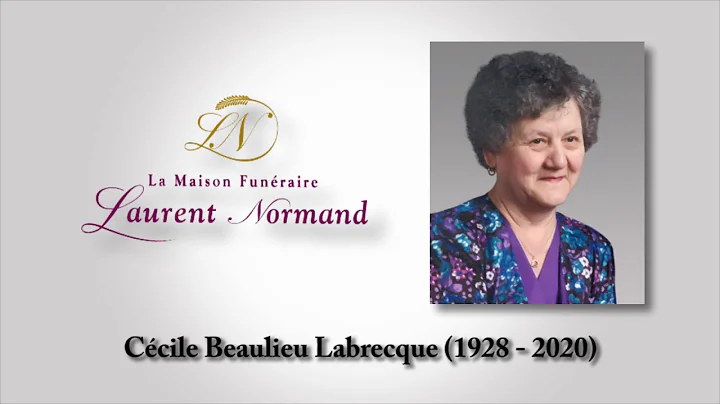 Ccile Beaulieu Labrecque (1928 - 2020)