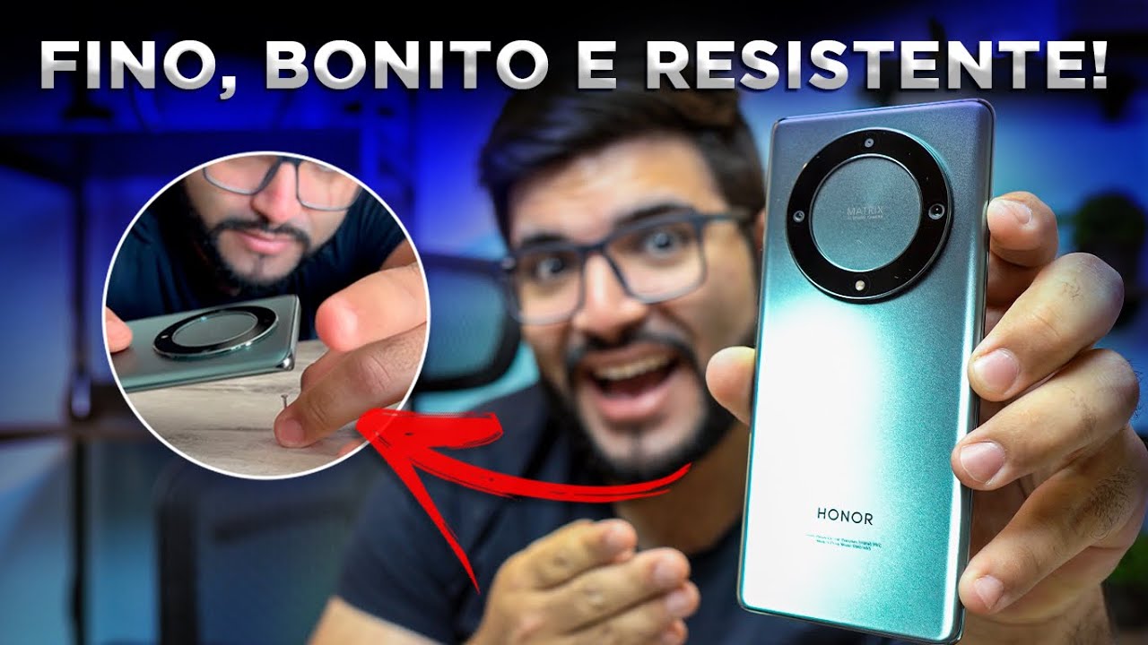 CHEGOU! O Smartphone mais bonito e resistente que testei! Honor Magic 5 Lite, custo benefício top