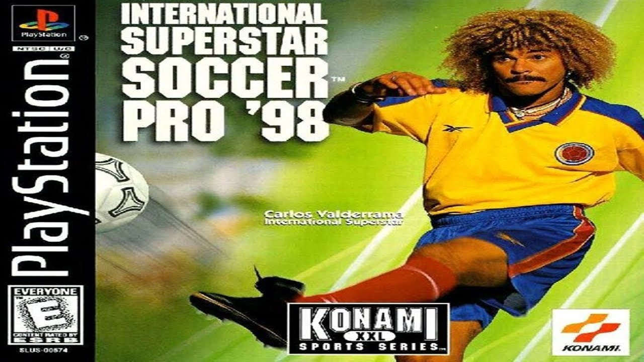 196★サッカー★carlos valderrama★prostars ISS Pro '98 - Valderrama - PS1 no PS3 - YouTube