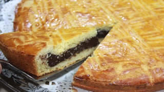حلوى فرنسية مشهورة gâteau Basque سهلة في التحضير و لذيذة  (فطيرة ب الكريمة )Tourte à la crème