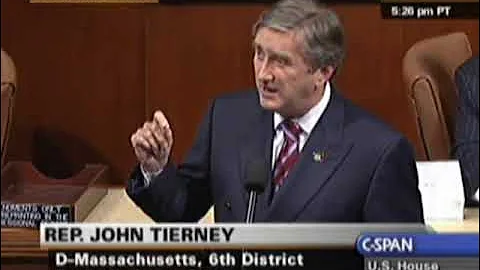 Floor Debate on H.R. 3962 Affordable Health Care For America Act: Rep. Tierney