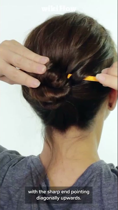 In a Pinch? Put Your Hair Up with a Pencil ✏️ #shorts