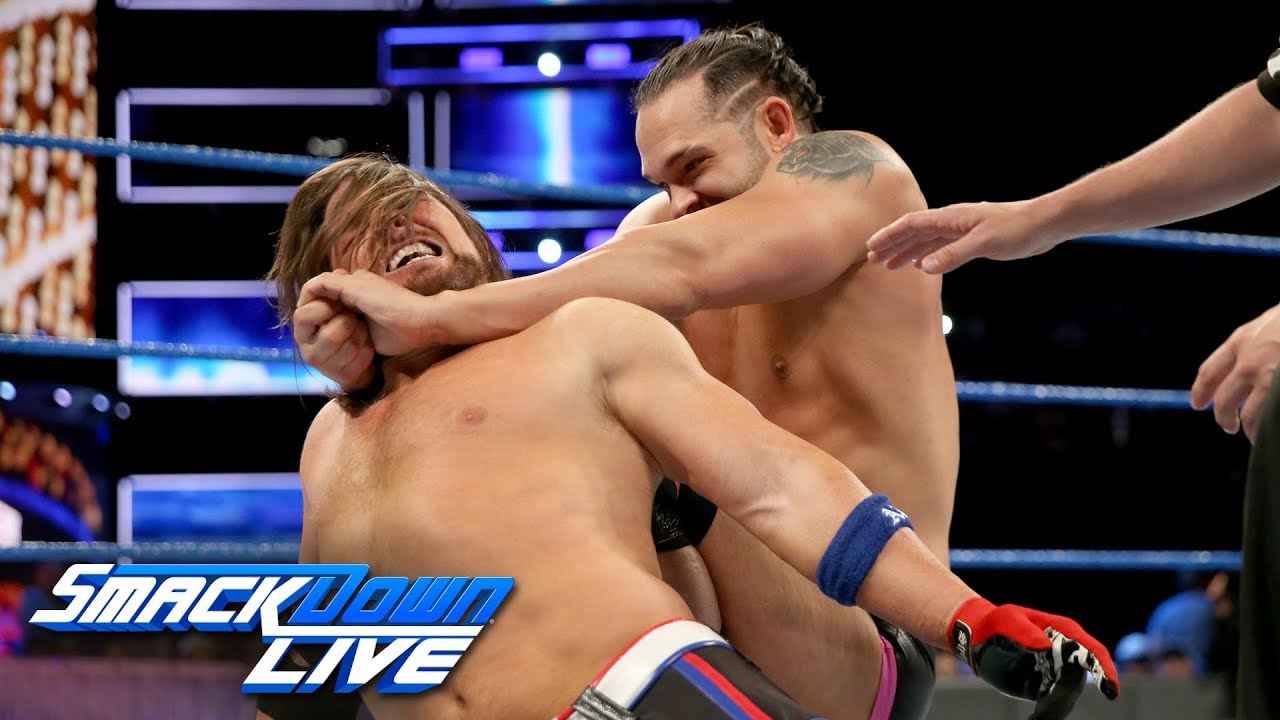 AJ Styles vs. Tye Dillinger - United States Championship Match: SmackDown LIVE, Sept. 12, 2017