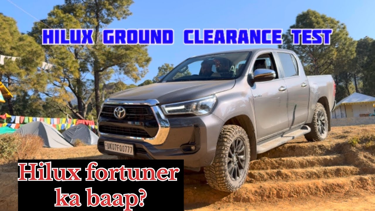 Toyota Hilux roadtrip || hilux off-road || hilux ground clearance test ...
