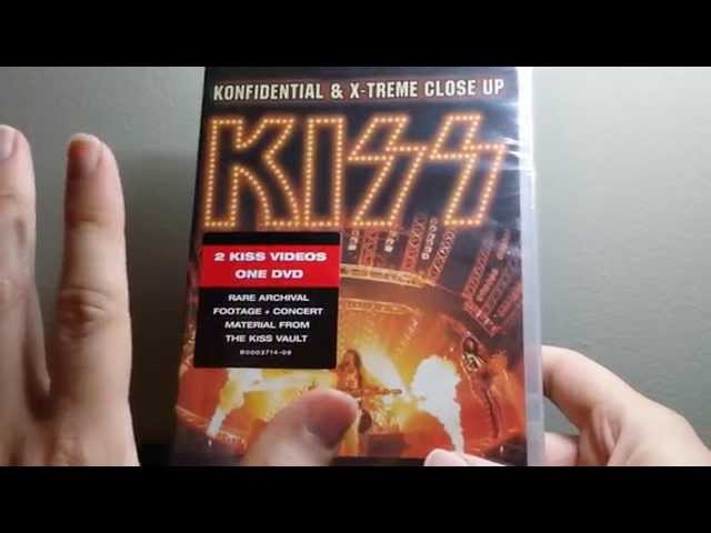 KISS Konfidential & X-Treme Close Up DVD Unboxing - YouTube