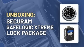 Unboxing the SECURAM SafeLogic XTREME Electro-Mechanical Safe Lock Package