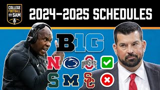 My Reaction To The 2024-2025 Big Ten Football Schedule Release | College Football 2023