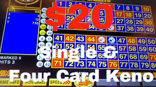 Playing $20 on Single and Four Card Keno at Silverton Casino - Las Vegas by LetYrLiteShine 495 views 8 days ago 24 minutes