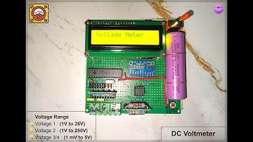 Digital Voltmeter using Atmega328p microcontroller
