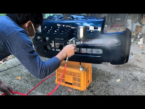 アルト22 バンパー塗装