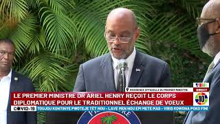 Le Premier Ministre Dr Ariel H. reçoit le corps diplomatique pour le traditionnel échange de voeux