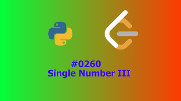 No Sound Leetcode 260: Single Number III