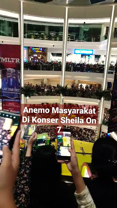 Kekuatan Konser Sheila On 7 di Mall Kota Kasablanka #shorts
