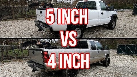 Duramax 4 Inch Exhaust VS 5 Inch Exhaust