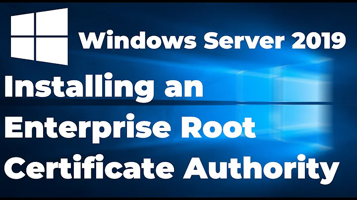 02. Installing an Enterprise Root Certificate Authority | Windows Server 2019