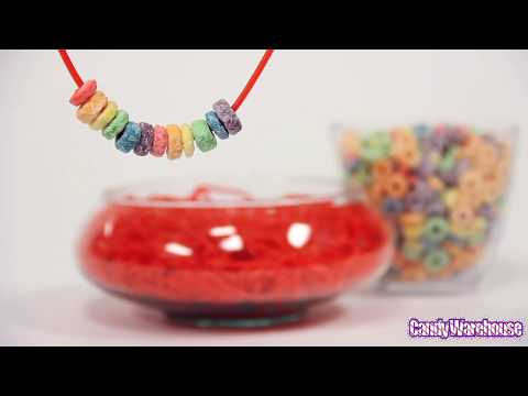 Froot Loops & Licorice CANDY NECKLACE TUTORIAL