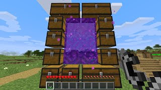 Minecraft but you can build a PORTAL out of ANY BLOCK...