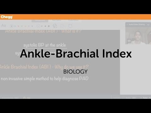 Ankle-Brachial Index | Biology | Chegg Tutors