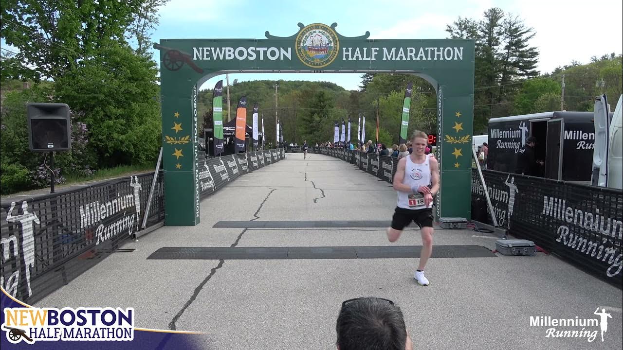 New Boston Half Marathon Finish Line YouTube