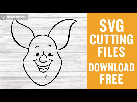 Disney Piglet Svg Free Cut Files for Silhouette Cameo Free Download