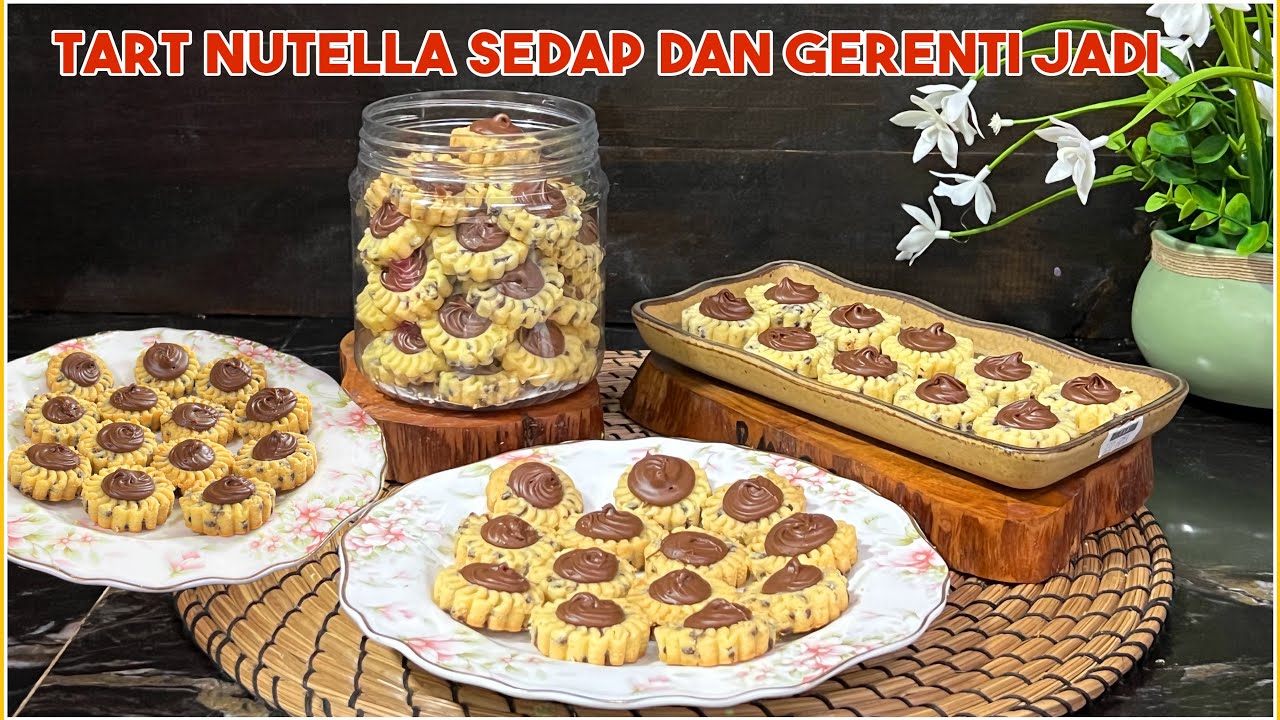 TART NUTELLA SEDAP DAN GERENTI JADI @resepitube