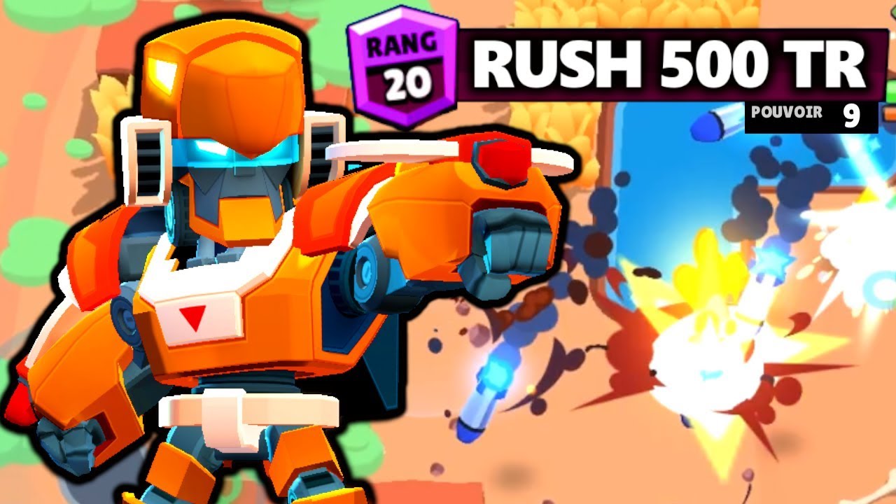 Le Nouveau Skin Bo Mecha Detruit Tout Pendant Mon Rush Top 1 Sur Brawl Stars Youtube - dessin a imprimer brawl stars corbac mecha