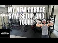 My new garage gym setup and tour home gym life