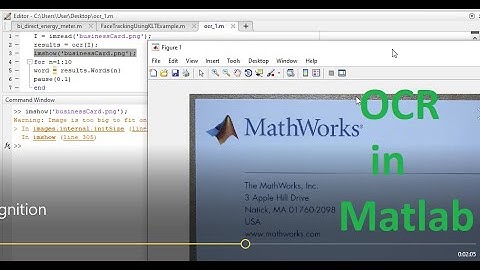 Optical Character Recognition in matlab | Optical character recognition | OCR in matlab | OCR