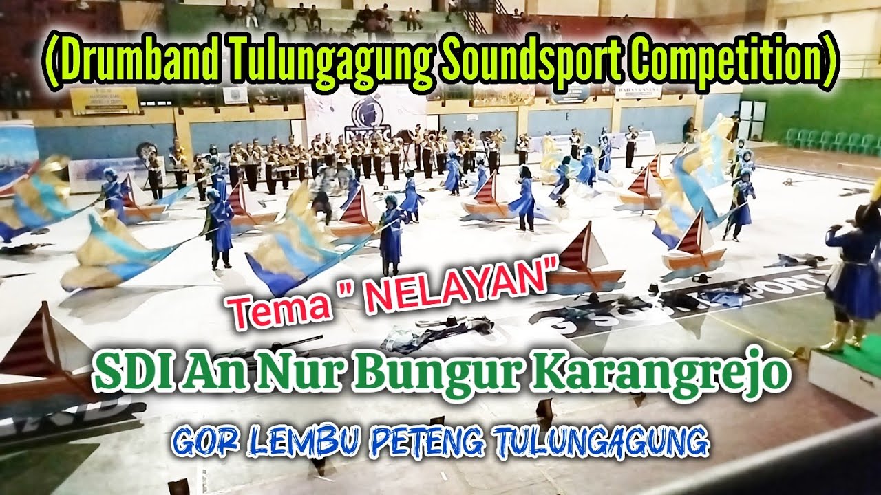 D'TASC Drumband Tulungagung Competition SDI An Nur Bungur di GOR Lembu peteng