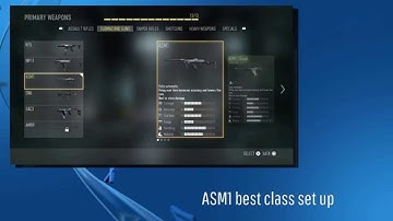 ASM1 best class set up